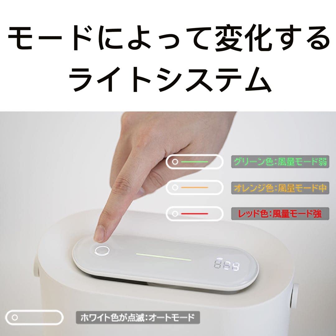 Amazon.co.jp: Purifa 卓上空気清浄機 小型 静電気集塵式 脱臭 除菌